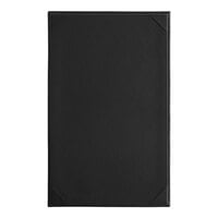 Acopa Prime 8 1/2" x 14" Black 1-View Vinyl Menu Board