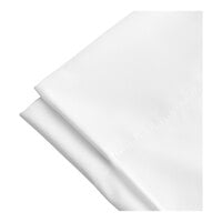 1888 Mills Flourish 42 inch x 36 inch White Standard / Queen Size Microfiber Pillowcase - 72/Case
