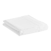 1888 Mills Oasis T-3000 125" x 96" Queen Size White 100% Ring-Spun Combed Cotton Flat Sheet - 12/Case