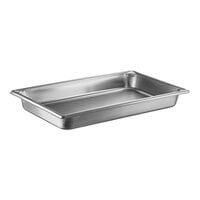 Vollrath 30022 Super Pan V® Full Size 2 1/2" Deep Anti-Jam Stainless Steel Steam Table / Hotel Pan - 22 Gauge