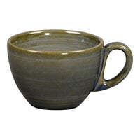 RAK Porcelain Rakstone Spot 5.05 oz. Jade Porcelain Coffee Cup - 12/Case