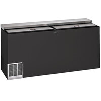 Perlick BC60RT-BS-STK 60" Black Horizontal Flat Top Bottle Cooler