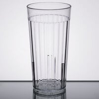 Carlisle 111607 Bistro 16 oz. Clear SAN Plastic Tumbler - 12/Case