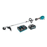Makita 40V Max XGT 17" Brushless Cordless Couple Shaft Power Head Kit with String Trimmer Attachment, 4.0 Ah Lithium-Ion Battery, and Charger GUX01JM1X1