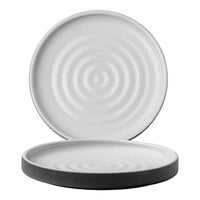 Chef & Sommelier Geode 6" Charcoal Stackable Stoneware Plate by Arc Cardinal - 12/Case