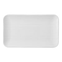 Dudson Harvest Norse 10 5/8 x 6 1/4" White Rectangular China Plate by Arc Cardinal - 12/Case