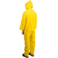 Yellow 3 Piece Rainsuit - XXL
