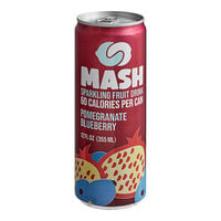 Boylan Bottling Co. Mash Pomegranate Blueberry Sparkling Fruit Beverage 12 fl. oz. Can - 12/Case