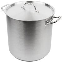 Vollrath 3509 Optio 38 Qt. Stainless Steel Stock Pot with Cover