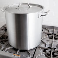 Vollrath 3509 Optio 38 Qt. Stainless Steel Stock Pot with Cover