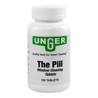 Unger PLBTL The Pill Glass Cleaner Concentrate Tablet 100 Count - 12/Pack
