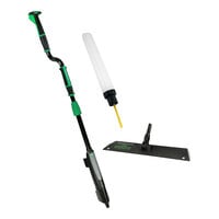 Unger Excella EFHC1 18" Floor Cleaning Starter Kit with Offset Pole