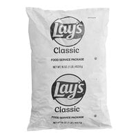 Lay's Classic Potato Chips 16 oz. - 8/Case