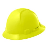 Lift Safety Briggs Hi-Viz Yellow 4-Point Ratchet Suspension Full Brim Hard Hat HBFE-20HV