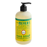 Mrs. Meyer's Clean Day 353132 12.5 oz. Honeysuckle Scented Hand Soap with Pump - 6/Case
