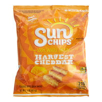 Sun Chips Harvest Cheddar Whole Grain Chips 1.5 oz. - 64/Case
