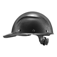 Lift Safety Dax Gloss Black Carbon Fiber Cap Brim Hard Hat HDCC-17KG