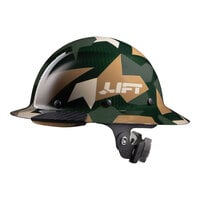 Lift Safety Dax Jungle Camo Carbon Fiber Full Brim Hard Hat HDC-20CJ