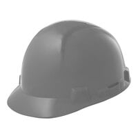 Lift Safety Briggs Gray 4-Point Ratchet Suspension Short Brim Hard Hat HBSE-7Y