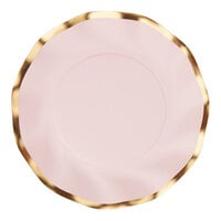 Sophistiplate 8" Everyday Blush Wavy Paper Salad Plate - 96/Case