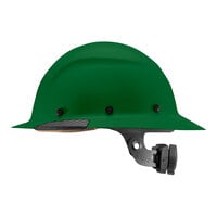 Lift Safety Dax Green Fiber Resin Full Brim Hard Hat HDF-19GG