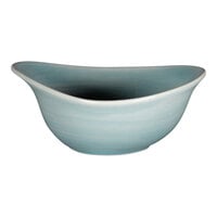 RAK Porcelain Rakstone Spot 10.48 oz. Sapphire Porcelain Deep Organic Bowl - 12/Case