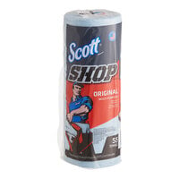 Scott® Shop Towel 11" x 9 7/16" Blue Wiper 75130 - 1650/Case
