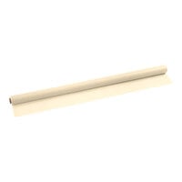 Choice 40 inch x 100' Ivory Plastic Table Cover Roll - 4/Case
