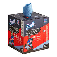 Scott® Shop Towel 9" x 12" Blue Wiper 75190 - 1600/Case