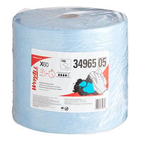 WypAll® X60 12 1/2" x 12 1/4" Blue Wiper 34965 - 1100/Roll