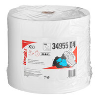 WypAll® X60 12 1/2" x 12 1/4" White Wiper 34955 - 1100/Roll