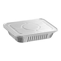 Choice 1/2 Size Heavy-Duty Foil Steam Table Pan Deep 2 9/16" Depth with Lid - 20/Pack