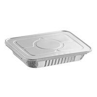 Choice 1/2 Size Heavy-Duty Foil Steam Table Pan Medium 2 3/16" Depth with Lid - 20/Pack