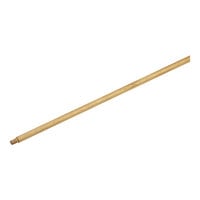 Carlisle 4027100 Flo-Pac 60" Threaded Wood Broom / Squeegee Handle