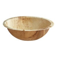 Eco-gecko 40 oz. Round Palm Leaf Bowl - 100/Case