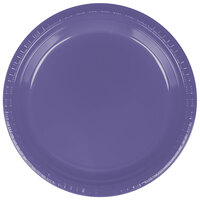Creative Converting 28115021 9" Purple Plastic Plate - 240/Case