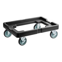 Baker's Mark 18 15/16" x 26 3/4" Black Dough Box Dolly