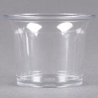 Carlisle 250007 2.5 oz. Clear Round Plastic Sauce Cup - 72/Case