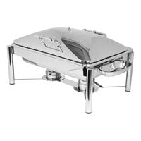 Eastern Tabletop Crown 8 Qt. Induction / Traditional Chafer with Pillard Stand and Cover 3935PL