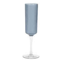 Front of the House Gatsby 6 oz. Peacock SAN Plastic Champagne Flute - 12/Pack