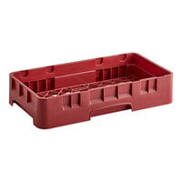 Cambro Cranberry Camrack Half Size Open Base Rack