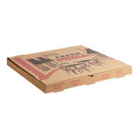 Choice 24" x 24" x 2" Kraft Corrugated Pizza Box - 25/Case