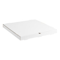 Choice 24" x 24" x 2" White Customizable Corrugated Plain Pizza Box - 25/Bundle