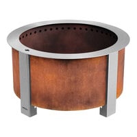 BREEO X Series 24 27 1/2" Corten Steel Smokeless Fire Pit