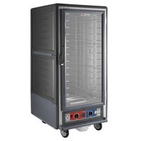 Metro C537-CFC-4-GY C5 3 Series Heated Holding and Proofing Cabinet with Clear Door - Gray