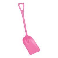 Remco 10" Wide Pink One-Piece Polypropylene Food Service Shovel 69811