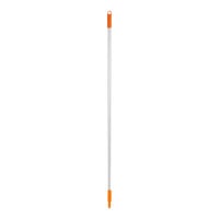 Vikan 29597 57 1/2" Orange Threaded Aluminum Handle