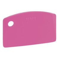 Remco 5" Pink Polypropylene Mini Bench / Bowl Scraper 69591