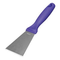 Remco 3" Stainless Steel Scraper with Purple Handle 69728