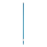 Vikan 29753 62" - 109 7/16" Blue Threaded Aluminum Telescopic Handle